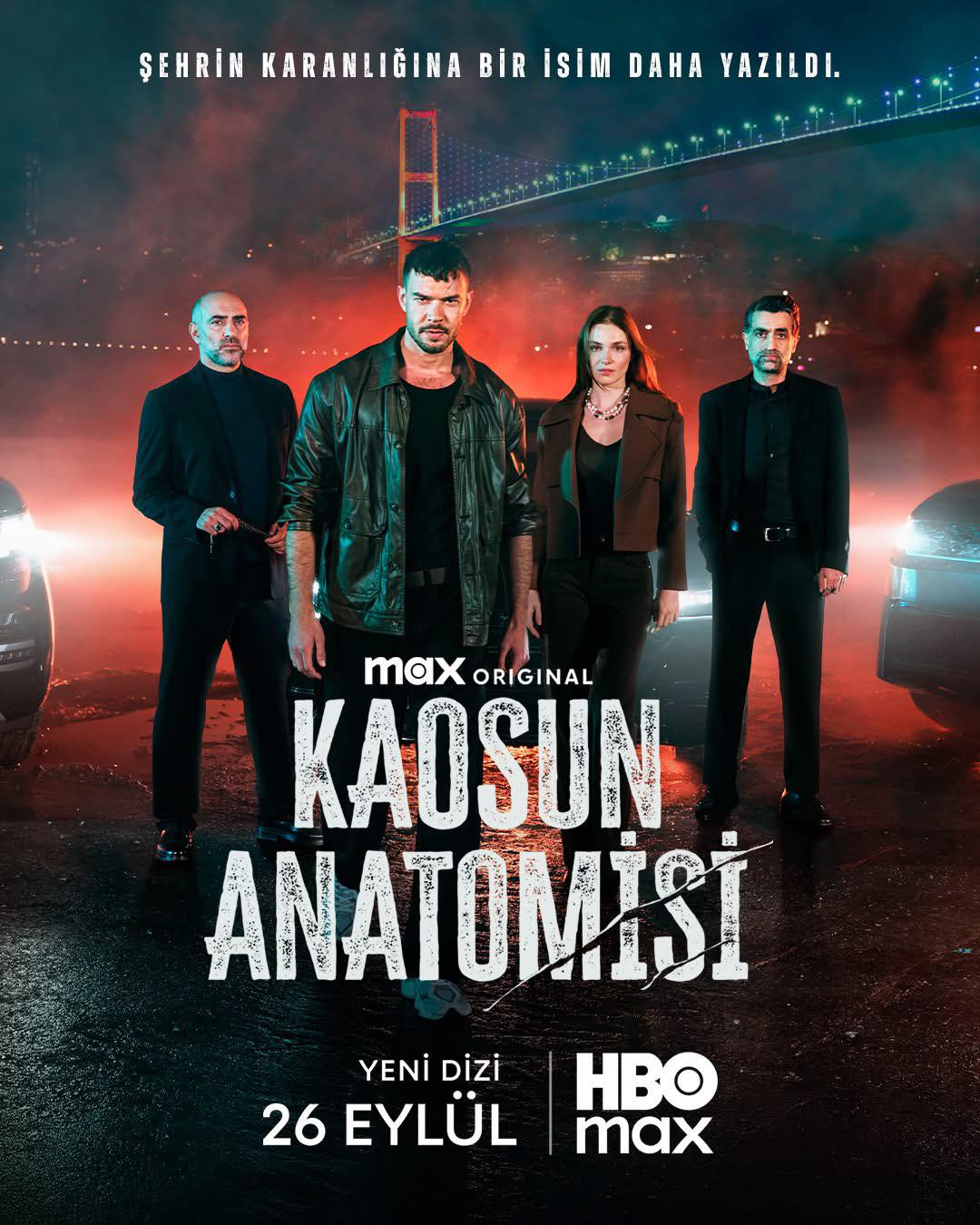 Kaosun Anatomisi main cast looking serious in a promotional image, featured on our Top Turkish Dramas list