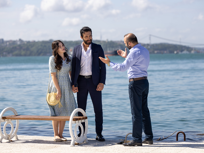 Beautiful moment between lead couple in Kuma Turkish Series