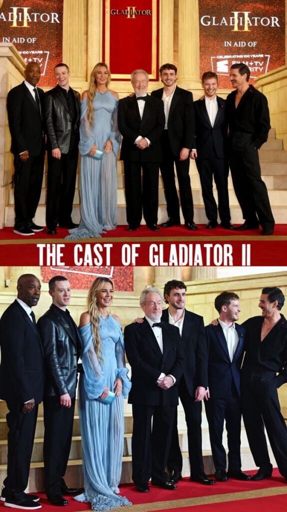 gladiator 2 cast in roman empire scene